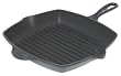 Le Creuset Cast Iron Square Grillit, Granite, 26 cm