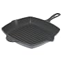 Le Creuset Cast Iron Square Grillit, Granite, 26 cm