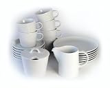 Arzberg Porzellan CUCINA Basic Weiß Kaffeeset 20tlg. -Sondersortierung-