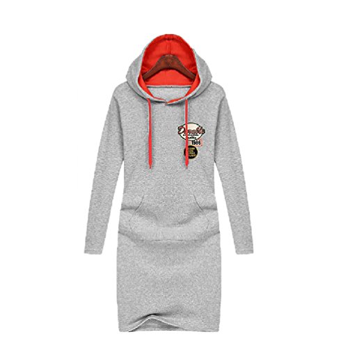 レディース (2色選択) スウェットパーカー ワンピース　オリジナルBAGセット#795