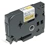 Brother TZ-631 1/2" Labeling Tape (26.2', Black on Yellow)