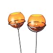 LEONARDO 086516 - Set/2 Gartenlichter Ball orange