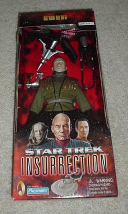  Star Trek: Insurrection! Ad'Har Ru'Afo Poseable 9" Action Figure with Cloth In S'Ona Command Uniform