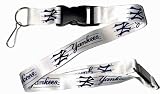 New York Yankees Deluxe Breakaway Lanyard (White)