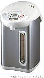 TIGER とく子さん VE電気まほうびん 2.2L コードレスタイプ グレー PVM-B220HBの画像