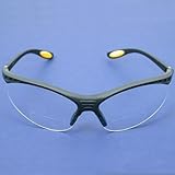 Dewalt DPG59 115C Reinforcer Rx Bifocal 1 5 Clear Lens High Performance Protective Safety Glasses with Rubbe