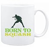 New  Born To Squash  Mug Sports