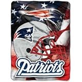 New England Patriots 60x80 Royal Plush Raschel Throw Blanket