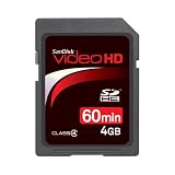 Sandisk 4GB Ultra II Video HD SDHC Card - Retail Pack