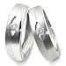 Goldmaid Damen-Creolen 925 Sterlingsilber 2 Zirkonia Co O429S