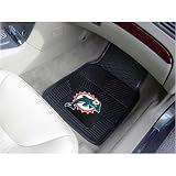 Nifty 8770 NFL-Miami Dolphins Vinyl Universal Heavy Duty Fan Floor Mat