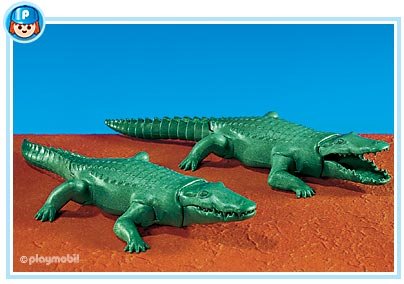 Childrens Toyshop  Toys : Crocodiles, Set of 2