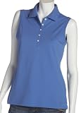 IZOD Women's Solid Sleeveless Polo Shirt