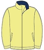 Aureus pique jacket in Lemoncello, Size XL
