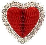 Tissue Heart 12-Inch Decoration