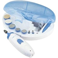 Clatronic MPS 2681 Manik�re-Pedik�re-Set mit 8 Aufs�tzen wei�-blau