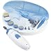Clatronic MPS 2681 Manik�re-Pedik�re-Set mit 8 Aufs�tzen wei�-blau