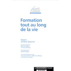 Les rapports du conseil d'analyse �conomique, num�ro 22 : Formation tout au long de la vie