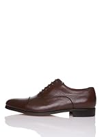 George's Zapato Cordones Puntera Recta (Grabado Marrón)