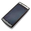 Rix Xperia arc(SO-01C)用 ハード(PC)&セミハードケース (TPU) 液晶保護フィルム付属 (クリアブラック) RX-XPARC10CB