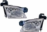 QP C1195/6-d Pontiac Montana Passenger/Driver Lamp Assembly Headlight 2-pc Pair
