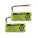BAOBIAN 2.4V Rechargeable Cordless Phone Batteries Compatible with for AT&T/Lucent BT-18433 BT-184342 BT-28433 BT-284342 BT-6010 BT-8000 BT-8001 BT-8300 Empire CPH-515D CPH515D(Pack of 2)