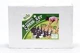 Standard Chess - Plastic Chess Pieces including 1.2 x 1.2 metre pvc mat