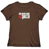 T-Shirt Woman Brown Turks & Caicos Islands Queen Country