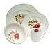 Mikasa Italian Holiday Whiteware Holiday China 16-Piece Dinnerware Set, Service for 4