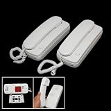 Pair Home Handsets Doorbell Doorphone Intercom Security System