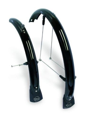 Planet Bike Hardcore Recumbant Bicycle Fender with Stainless Steel Hardware and Mud Flap