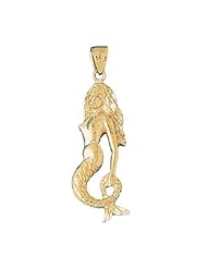CleverEves 14K Gold Pendant Mermaid 5 - Gram(s)
