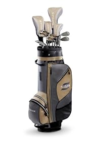 Callaway Strata Plus Women's Complete Golf Set with Bag, 16-Piece (Right Hand, Gold, Driver, Fairway, Hybrids, Irons, Putter)