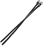 English Spur Straps - Pair (1/2 x 16) Black