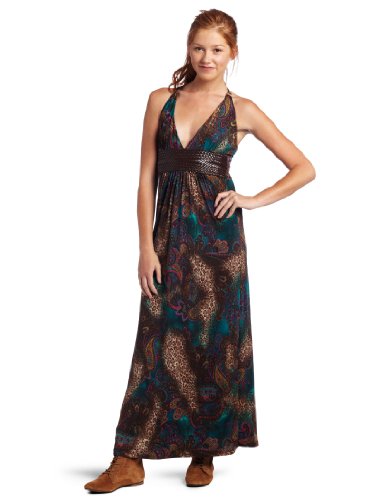 Lucy Love Juniors Marissa Maxi Long Sleeve Dress