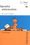 Produkt-Bild: Sprache untersuchen im 3. und 4. Schuljahr