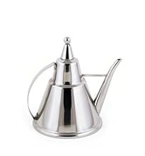 Stylish Olive Oil Bottle / Cooking Oil Dispenser - Fine Stainless Steel Serveware for Your Home