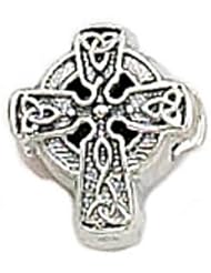 Zable(tm) Sterling Silver Celtic Braid Cross Bead / Charm