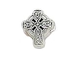 Zable(tm) Sterling Silver Celtic Braid Cross Bead / Charm
