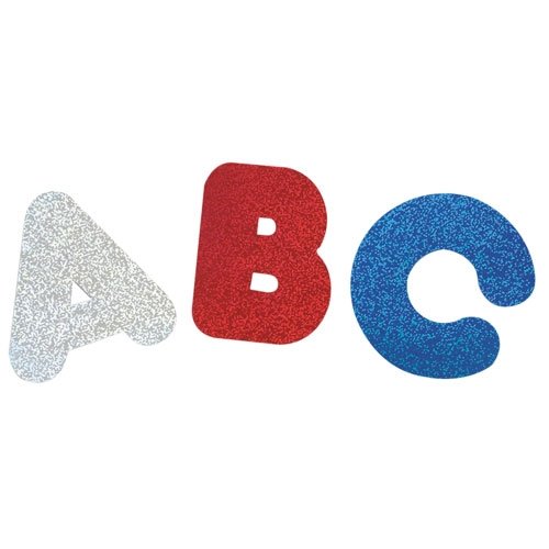 TEPT510 - Casual Style 2 Sparkle Letters, Blue