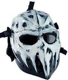 DIY Airsoft Hockey mask,Heat mask,Goalie mask,Goalie masks,Goaltender masks,Airsoft face mask,Paintball masks,Paint ball mask,Army of two airsoft mask,Masks paintball,mask,bb gun (Original Shop) - 1 Pcs per Package with Tracking Number