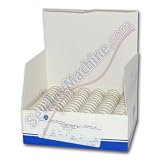 Coats Polyester TruSew M-120 Prewound Bobbins White - 144 count