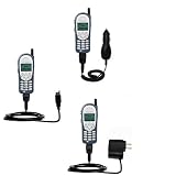 Deluxe Kit for the Nextel i205 includes a USB cable with Car and Wall Charger - Gomadic Brand w/ TipExchange Technology