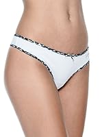 Just Cavalli Braguita Brasileña Brasiliano Basic Microcamo (Blanco Óptico)