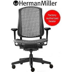 Herman Miller Celle Basic Home Office Task Desk Chair - Graphite