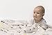 SwaddleDesigns SwaddleLite, Set of 3 Cotton Marquisette Swaddle Blankets, Premium Cotton Muslin, Cute and Calm Lite, Pastel Blue