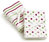 Babylicious Burp Cloth Set Cloths Groovy Pink