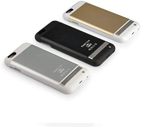 Mobilitivity® Ultrathin Battery Case 3800mah for Iphone 6 4.7 with Stand (Silver)