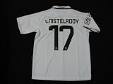 08-09 REAL MADRID HOME JERSEY VAN NILSTELROY + FREE SHORT (SIZE M)