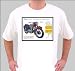 TXXL1088 EXTRA EXTRA LARGE WHITE BSA 650 OHV TWIN MODEL A10 SUPER ROCKET MOTORCYCLE FUNNY QUALITY T SHIRT
